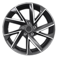 Диск Khomen Wheels 7x17/5x114,3 ET45 D66,1 KHW1714 (Teana/X-trail) Black-FP