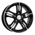 Диск K&K 6x15/5x114,3 ET46 D67,1 Trinity-оригинал (КС615) Алмаз черный