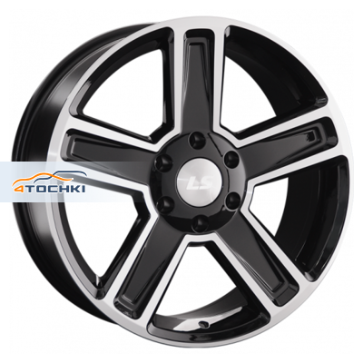 Диск LS 8,5x20/6x114,3 ET35 D67,1 1296 BKF (конус, Колпак+лого)