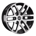 Диск LS 8,5x17/6x139,7 ET30 D106,1 1279 BKF (конус, Колпак+лого)