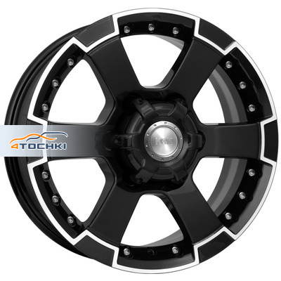Диск K&K 7x16/6x139,7 ET38 D92,5 M56 (КС593) Алмаз черный