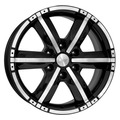 Диск K&K 7,5x17/6x139,7 ET25 D67,1 Окинава (КС635) Алмаз черный