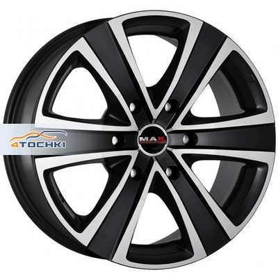 Диск MAK 8x18/6x114,3 ET30 D66,1 Stone 6 Black mirror