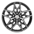 Диск Khomen Wheels 7x17/5x112 ET49 D57,1 KHW1709 (Octavia) Black-FP