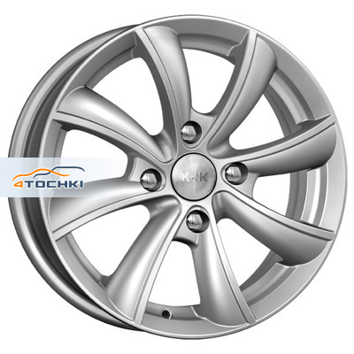 Диск K&K 6x15/4x100 ET46 D54,1 Бриз-оригинал (КС611) Дарк платинум КС611