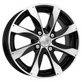 Диск K&K 5,5x14/4x100 ET39 D56,6 Джемини-оригинал (КС480) Алмаз черный