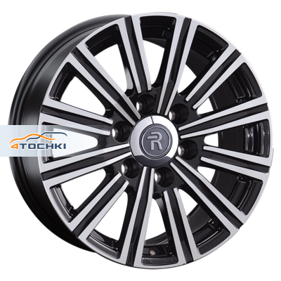 Диск Replay 7,5x17/6x139,7 ET38 D67,1 MI148 BKF (пш)