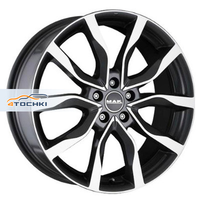 Диск MAK 8x18/5x114,3 ET40 D76 Highlands Black mirror
