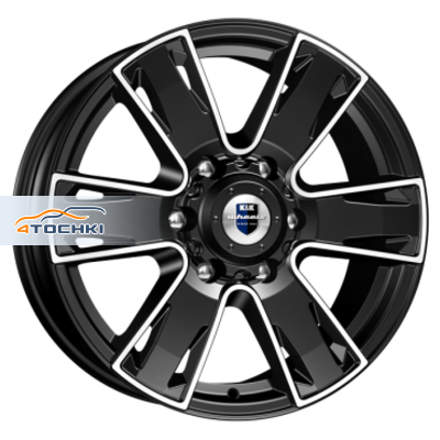 Диск K&K 7x17/6x127 ET40 D77,9 Севенна (КС726) Алмаз черный