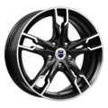 Диск K&K 7x17/5x114,3 ET45 D66,1 Солар-оригинал (КС875) Алмаз черный SK