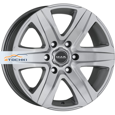 Диск MAK 8x18/6x139,7 ET35 D67,1 Stone 6 Silver