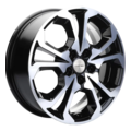 Диск Khomen Wheels 6,5x17/5x114,3 ET45 D54,1 KHW1711 (Coolray) Black-FP