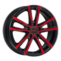 Диск MAK 7x17/5x114,3 ET40 D76 Milano Black Red Face