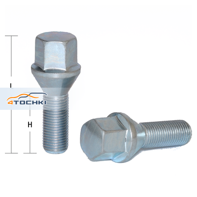Болт M14x1,25 (53/ 28) hex17 конус цинк S-966-08