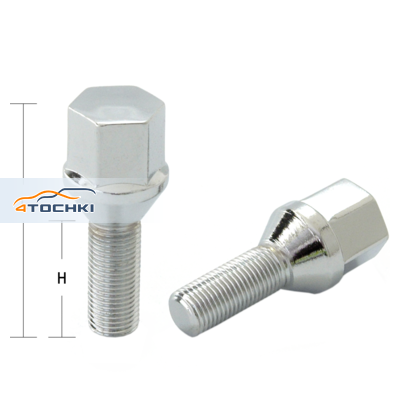 Болт M12x1,25 (56/ 24) hex17 конус цинк (КИТАЙ) H-154-06