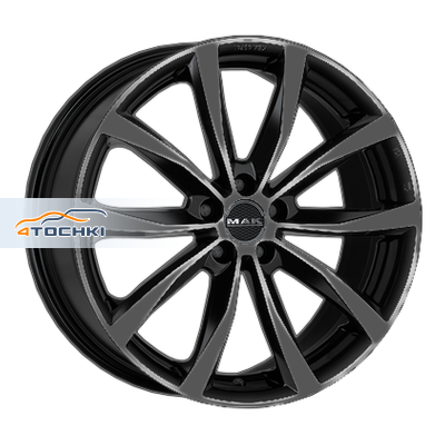 Диск MAK 7x18/5x114,3 ET35 D66,1 Wolf Gloss Black