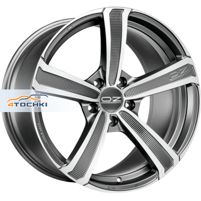 Диск OZ 11,5x20/5x130 ET59 D71,6 Montecarlo HLT Matt Dark Graphite Diamond Cut