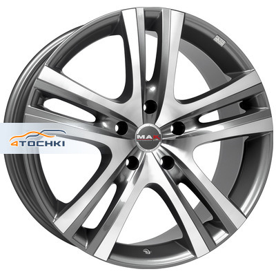 Диск MAK 9,5x20/5x150 ET53 D110,2 Aria Gunmetal Mirror Face