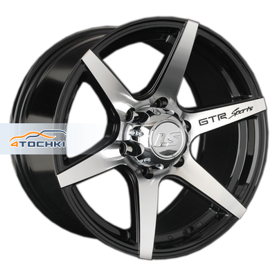 Диск LS 8,5x17/6x139,7 ET25 D106,1 800 BKF (конус, Колпак+лого)