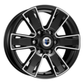 Диск K&K 7x17/6x127 ET40 D77,9 Севенна (КС726) Алмаз черный