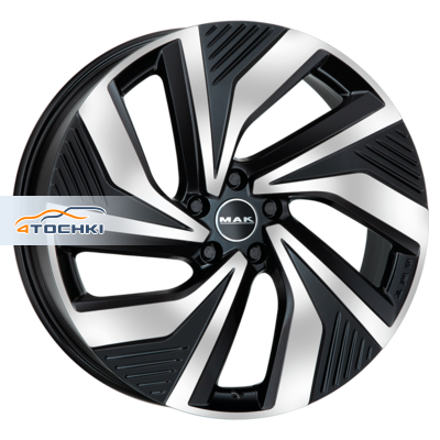 Диск MAK 9x21/5x112 ET42 D57,1 Electra Black mirror