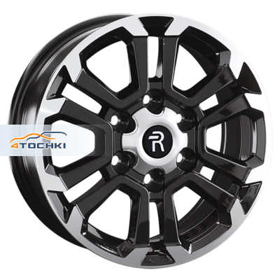 Диск Replay 7x16/6x139,7 ET38 D67,1 MI168 BKF (пш)