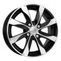 Диск K&K 5,5x14/4x98 ET40 D58,5 Джемини (КС480) Алмаз черный