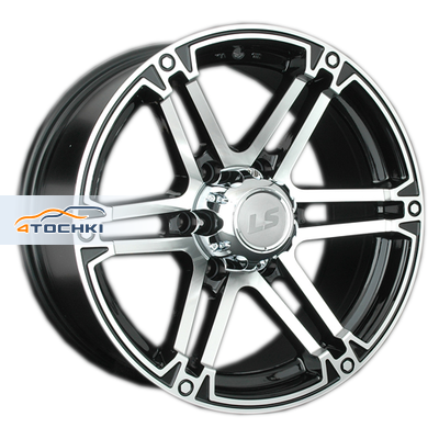 Диск LS 8x17/6x139,7 ET10 D110,5 473 BKF (конус, Колпак+лого)