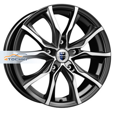 Диск K&K 7,5x17/5x114,3 ET45 D66,1 Твист (КС697) Алмаз черный