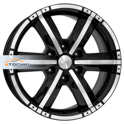 Диск K&K 8x18/6x139,7 ET42 D75,1 Окинава (КС469) Алмаз черный