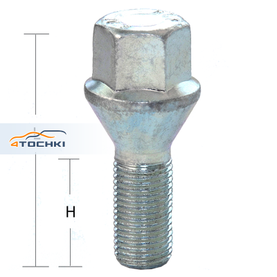 Болт M12x1,5 (56/ 28) hex17 конус цинк (ИТАЛИЯ) 303057Z CF
