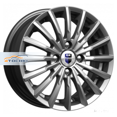 Диск K&K 5,5x14/4x100 ET43 D60,1 Акцент-оригинал (КС641) Дарк платинум