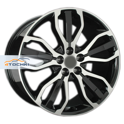 Диск Replay 9,5x22/5x120 ET49 D72,6 LR45 BKF (пш, LR002)