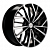 Диск Khomen Wheels 7x17/5x114,3 ET45 D66,1 KHW1717 (Teana/X-trail) Black-FP