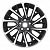 Диск Khomen Wheels 7,5x18/5x112 ET39 D66,6 KHW1804 (Audi A4/A6) Black-FP